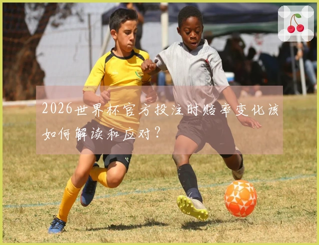 2026世界杯官方投注时赔率变化该如何解读和应对？